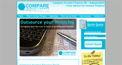 Desktop Screenshot of compareinvoicefinance.co.uk